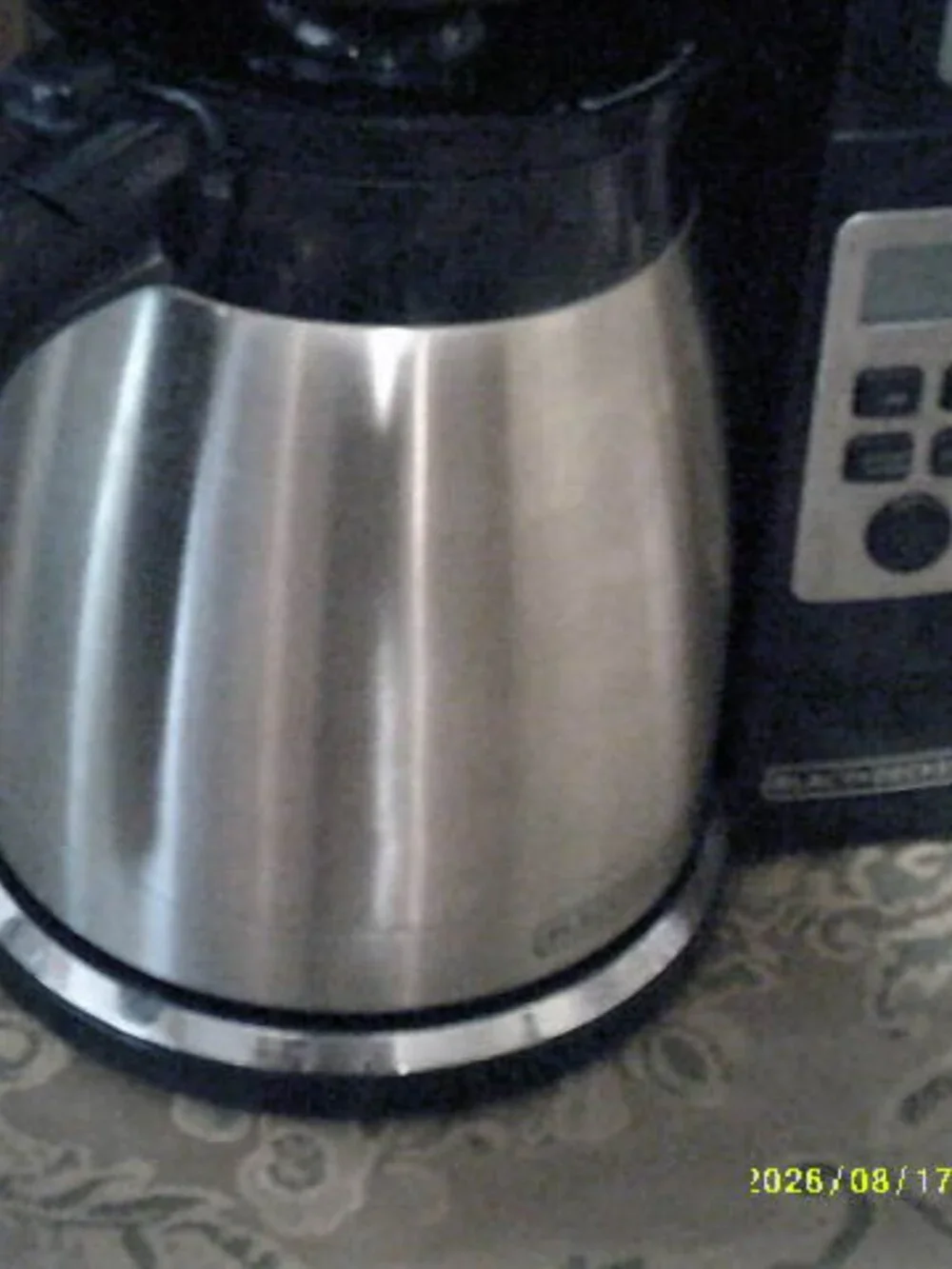 BLACK+DECKER 12 Cup Thermal Programmable Coffee Maker CM2046S Stainless Steel